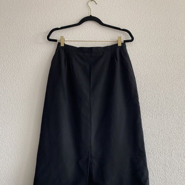 Vintage Basic Midi Rock schwarz 