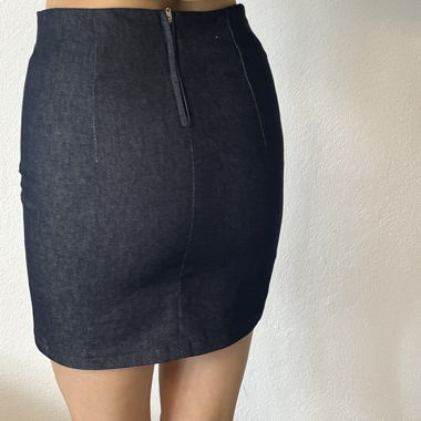 Vintage Denim Pencil Skirt Jeans Skirt