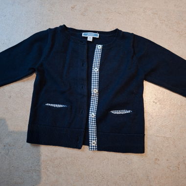 Jacadi Paris Baby Jäckchen Gr. 67  Dunkelblau