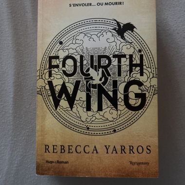 Fourth Wing paperback book 1