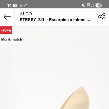 Aldo Stessy 2.0 - taille 40