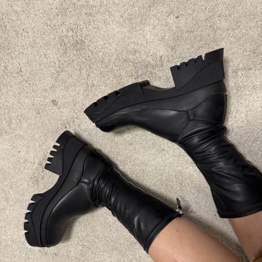 Plateau Stiefel, Winter boots, rave stiefel ancle