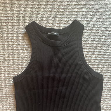 geripptes Crop Top