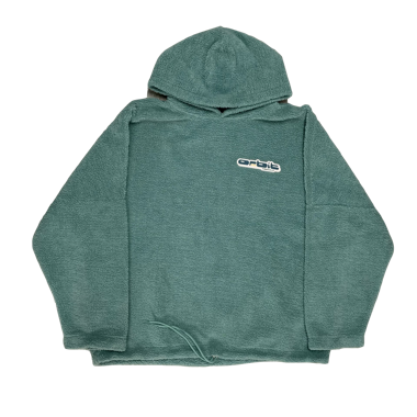 Hoodie Peso Orbit en polaire turquoise