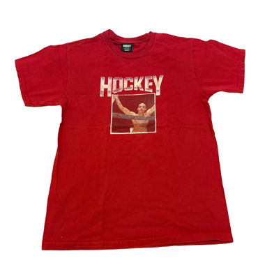 T-shirt rouge Hockey