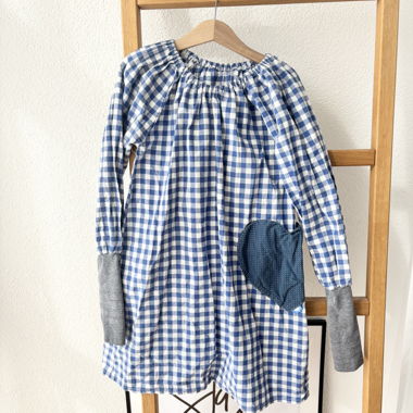 Set of 2 Kids' Long-Sleeve Dresses with Pockets