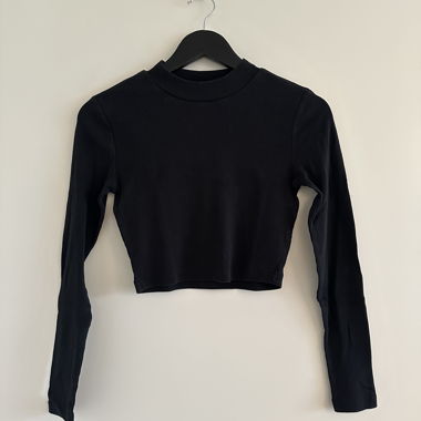 Cropped Langarmshirt