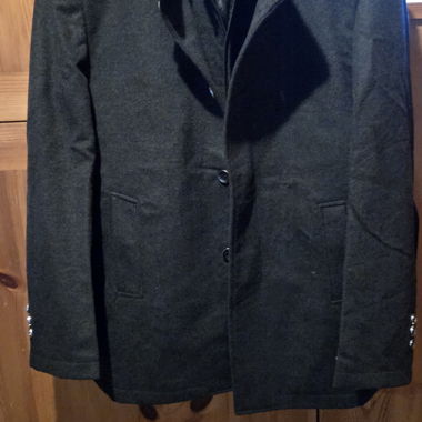 Black Men’s Overcoat