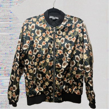 Floral Bomberjacke