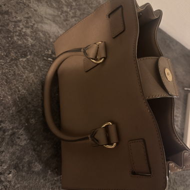 Michael Kors leather handbag taupe