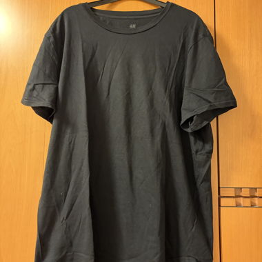 T-shirt H&M nero long fit