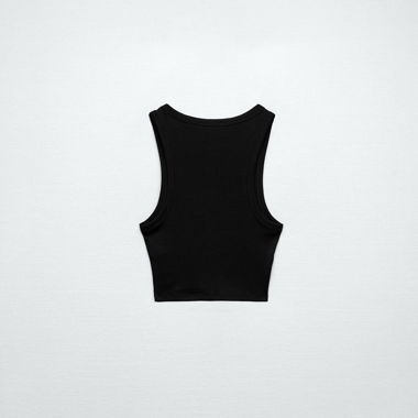 Black Rib T-Shirt