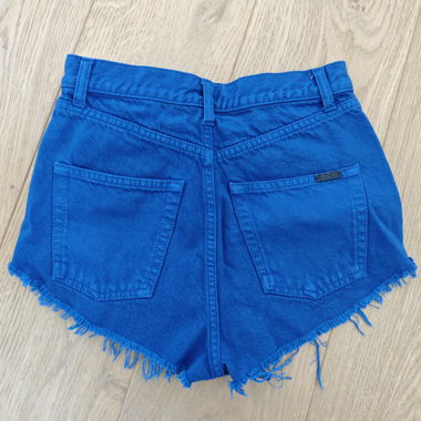 Shorts en denim bleu - Saint Laurent