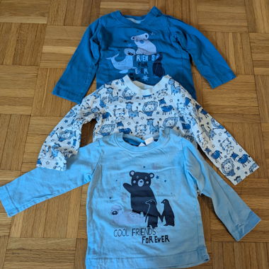 3 Langarmshirt 