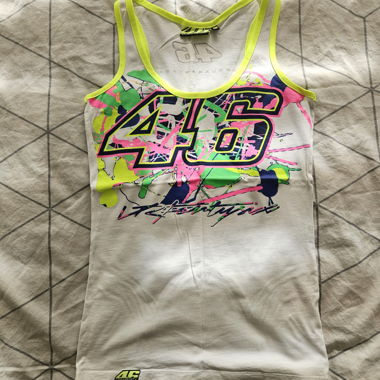 White VR46 Tank Top XS