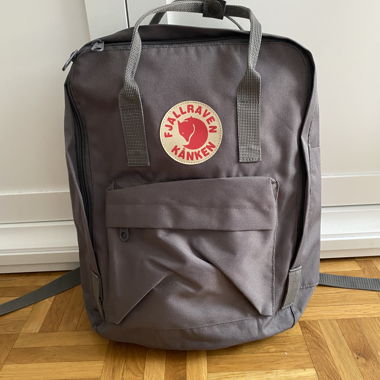 Fjallraven Kanken Grey Backpack like new