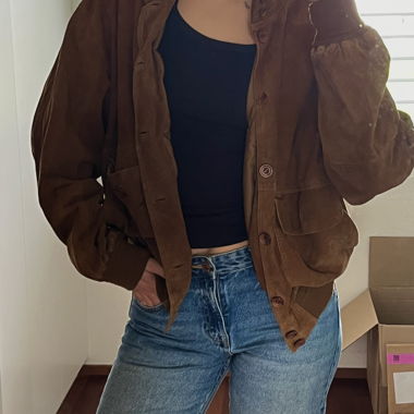 Lederjacke 