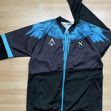 Giacca da allenamento Kappa con stampa a forma di ala SSCN Napoli