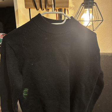 Black Turtleneck Jumper Size M