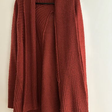Element Red Knit Cardigan, Size M