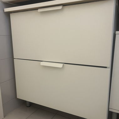 Mobiletto contenitore bianco Ikea