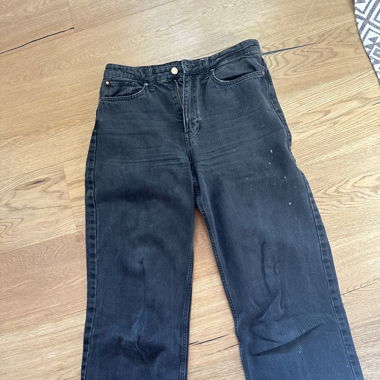 Schwarze loose fit jeans