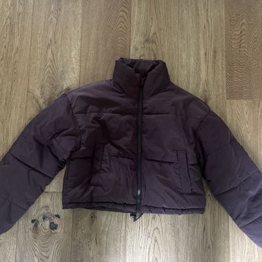 Doudoune marron courte