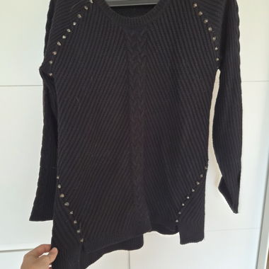 Pull en maille noir Punk Forever 21