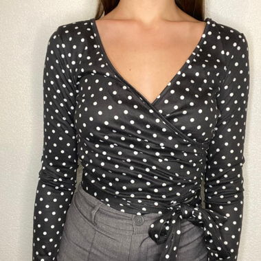 Blouse cache cœur 