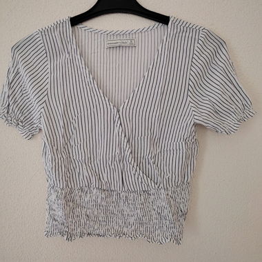 Camicia a righe Abercrombie & Fitch