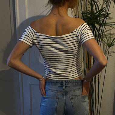 Schulterfreies Top