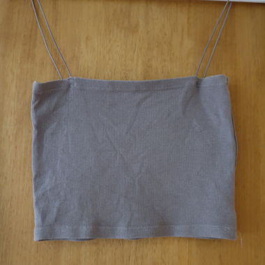 Grau-Röhren-Top von Pull&Bear Grösse M