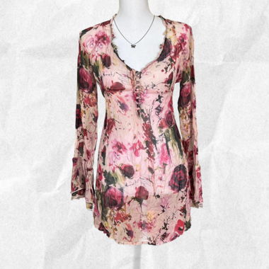 Traumhaftes transparentes Mesh-Kleid / Top