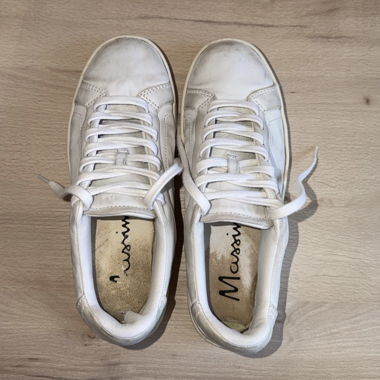 Massimo-Dutti-Weisse-Sneaker 38