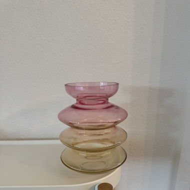 Vaso con sfumatura di colore