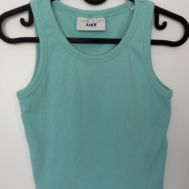 JJXX Ribbed Tank Top Turquoise