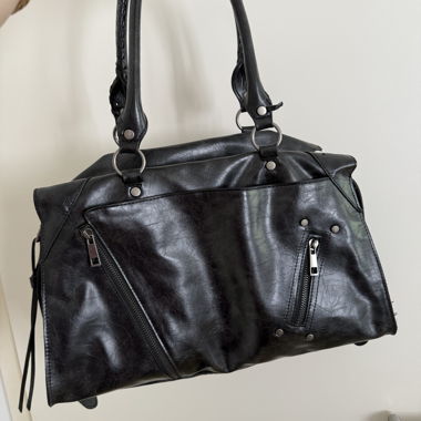 Black Handbag (Fake Leather)