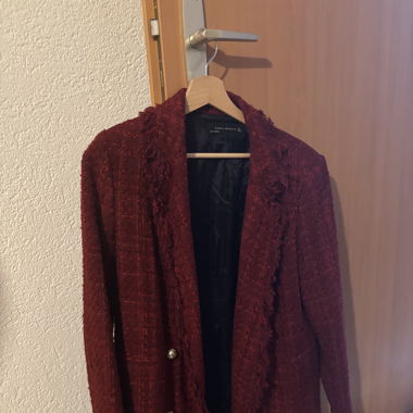 Manteau printemps rouge Zara