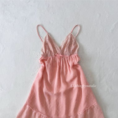 Coquette Orange Chiffon Babydoll (S/M)
