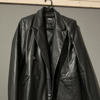 blazer en cuir 