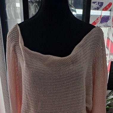 Pull léger rose 