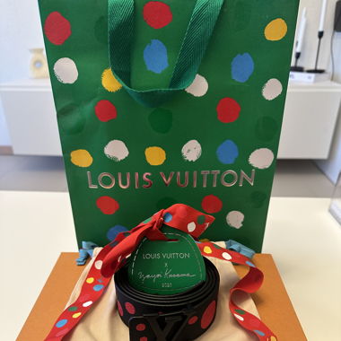 Ceinture Louis Vuitton x Yayoi Kusama 