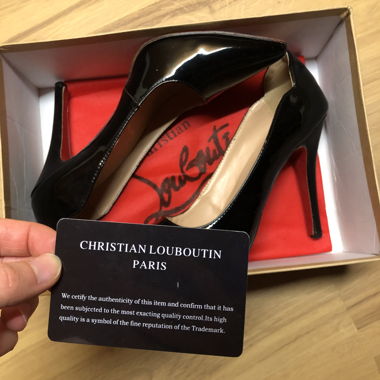 LOUBOUTIN high heels EU40