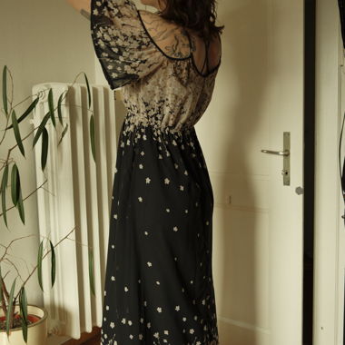 Dry Lake floral maxi dress size S