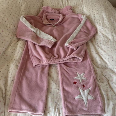 TEZENIS flauschiges Pyjama Set