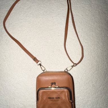 Borsa a tracolla con chiusura Kisslock