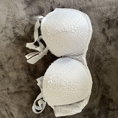 White Lace Bra