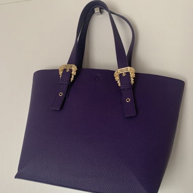 Violetter Shopper-Tasche Versace Jeans Couture
