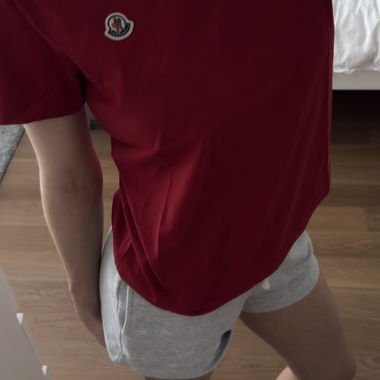 T-shirt rosso Moncler