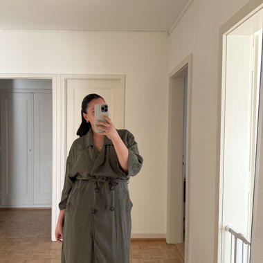 Veste longue légère Américain Vintage